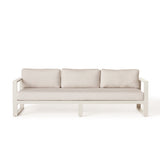 Belvedere Sofa in Dune Aluminum