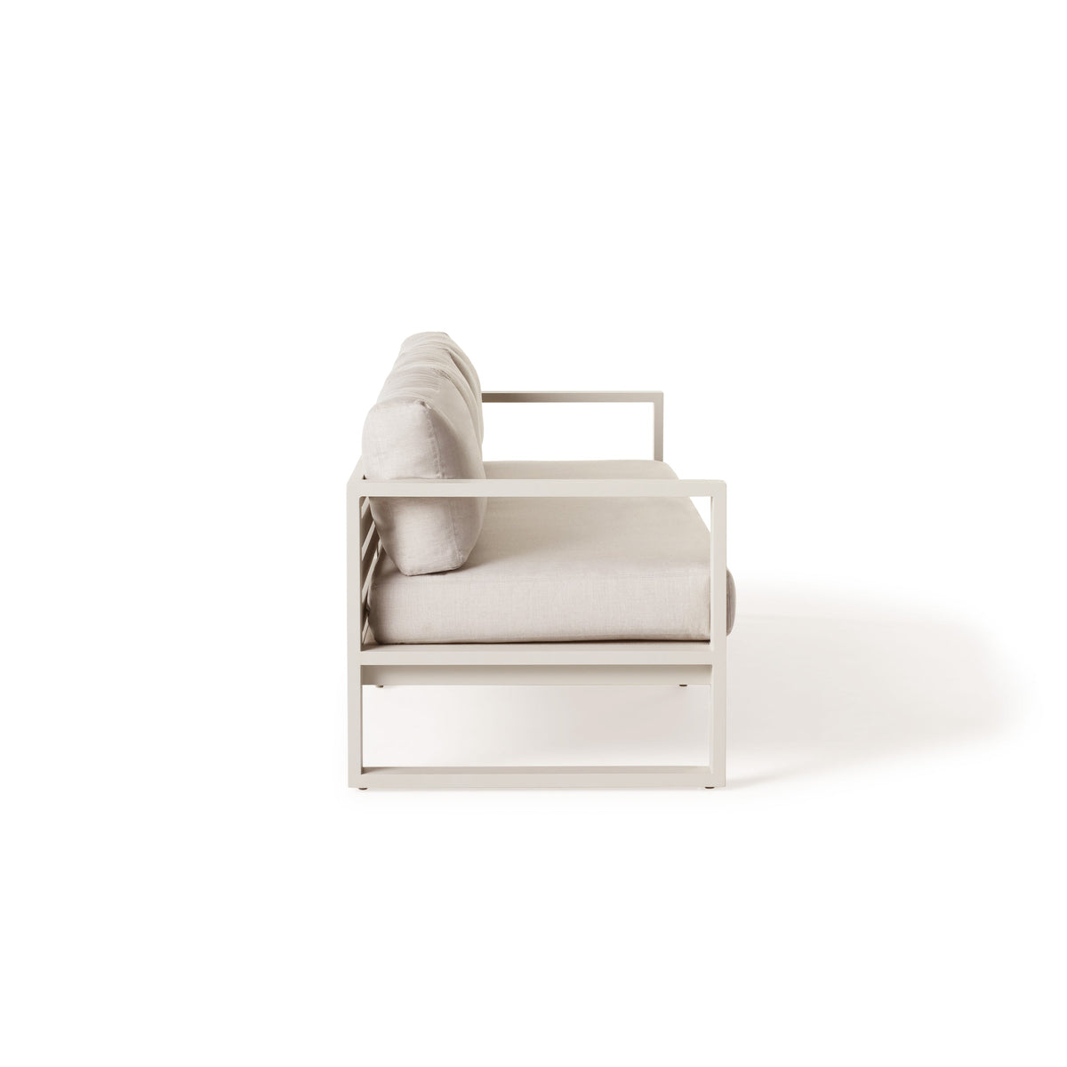 Belvedere Sofa in Dune Aluminum