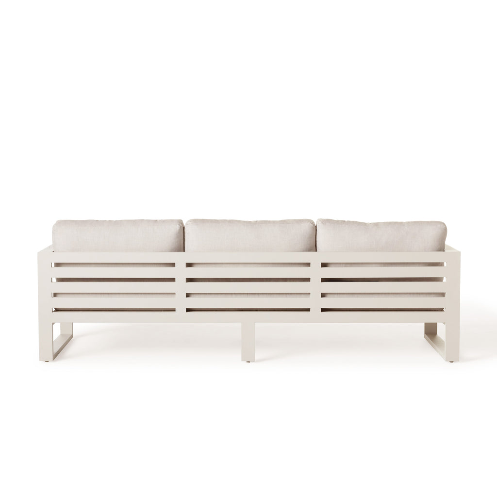 Belvedere Sofa in Dune Aluminum