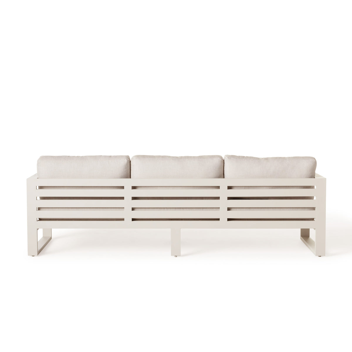 Belvedere Sofa in Dune Aluminum