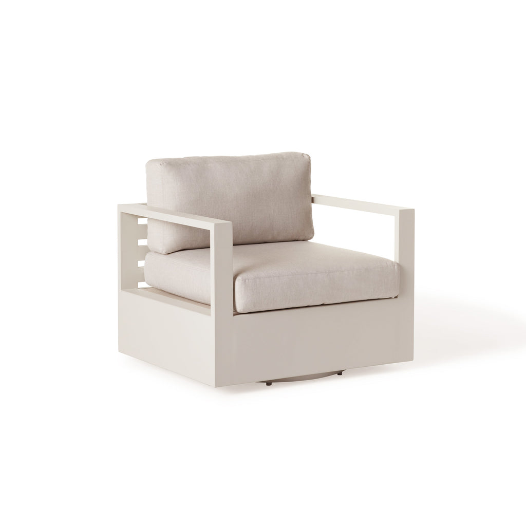 Belvedere Swivel Lounge Chair in Dune