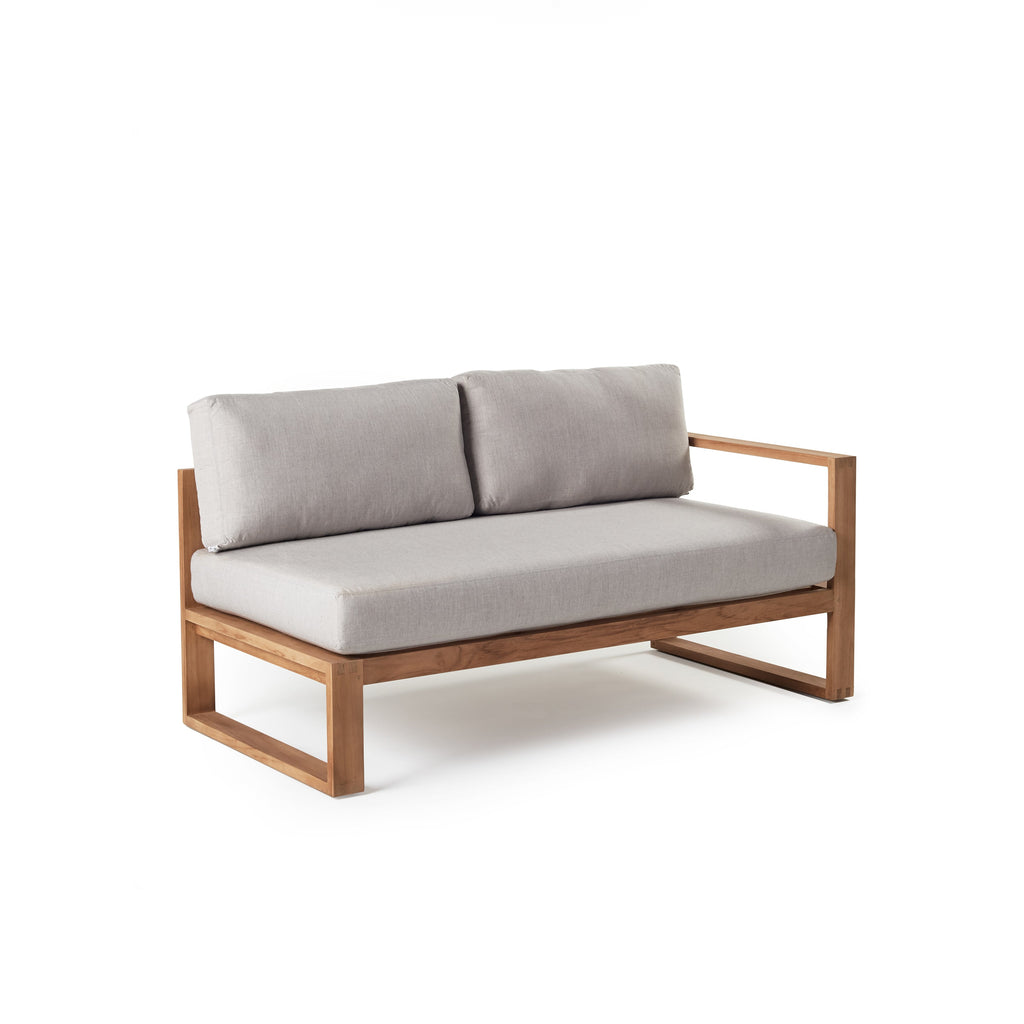 Belvedere Sectional Left Arm in Teak