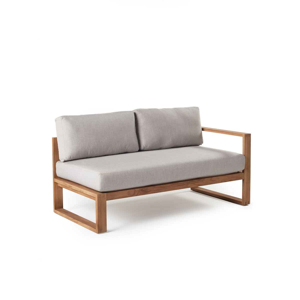 Belvedere Sectional Left Arm in Teak