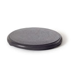 Contempo and Indio Round Fire Table Lid in Black Lava