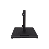 Monaco Square Umbrella Base with Wheels - Black