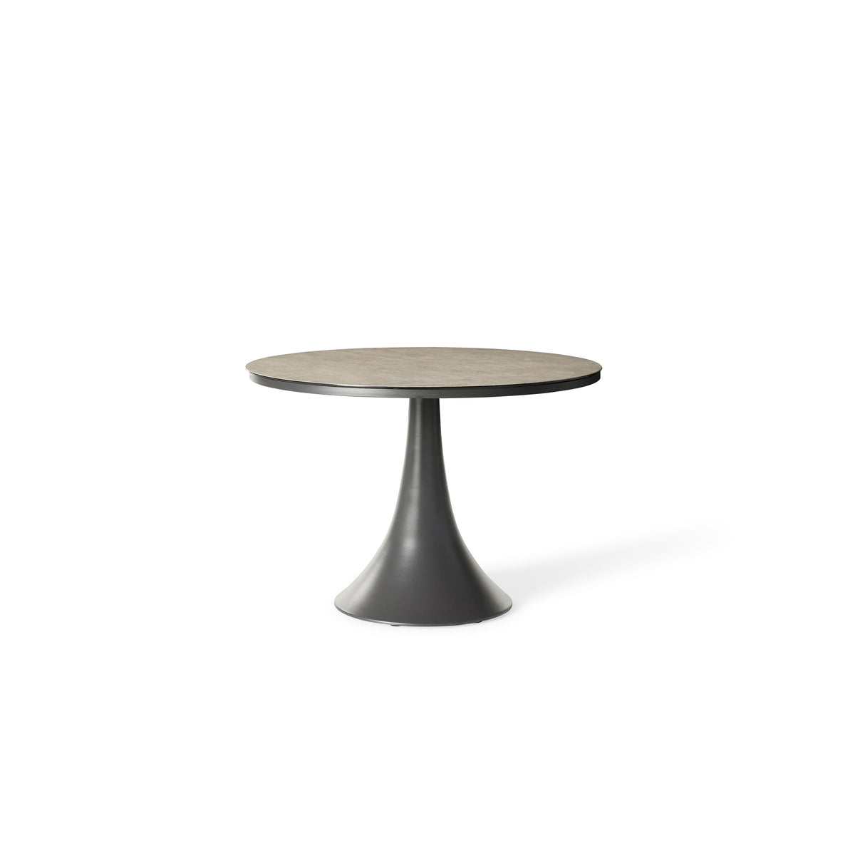 Bodega 43" Round Dining Table in Charcoal