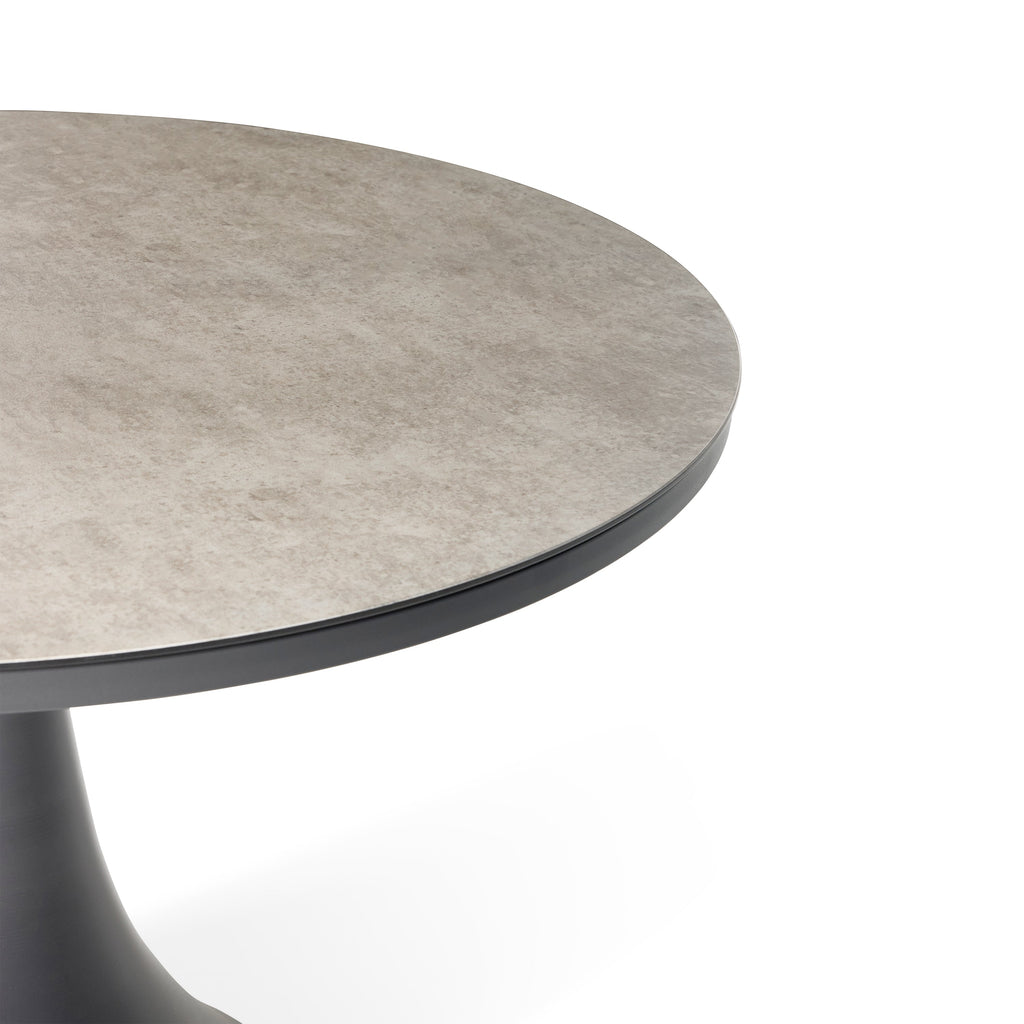 Bodega 43" Round Dining Table in Charcoal