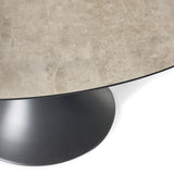 Bodega 43" Round Dining Table in Charcoal