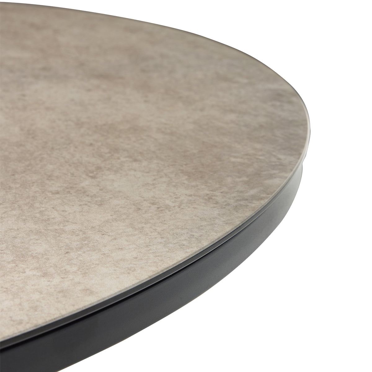 Bodega 59" Round Dining Table in Charcoal