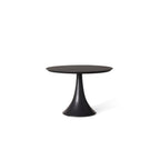 Bodega 43" Round Dining Table in Charcoal Aluminum
