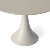 Bodega 43" Round Dining Table in Dune Aluminum