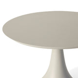 Bodega 43" Round Dining Table in Dune Aluminum
