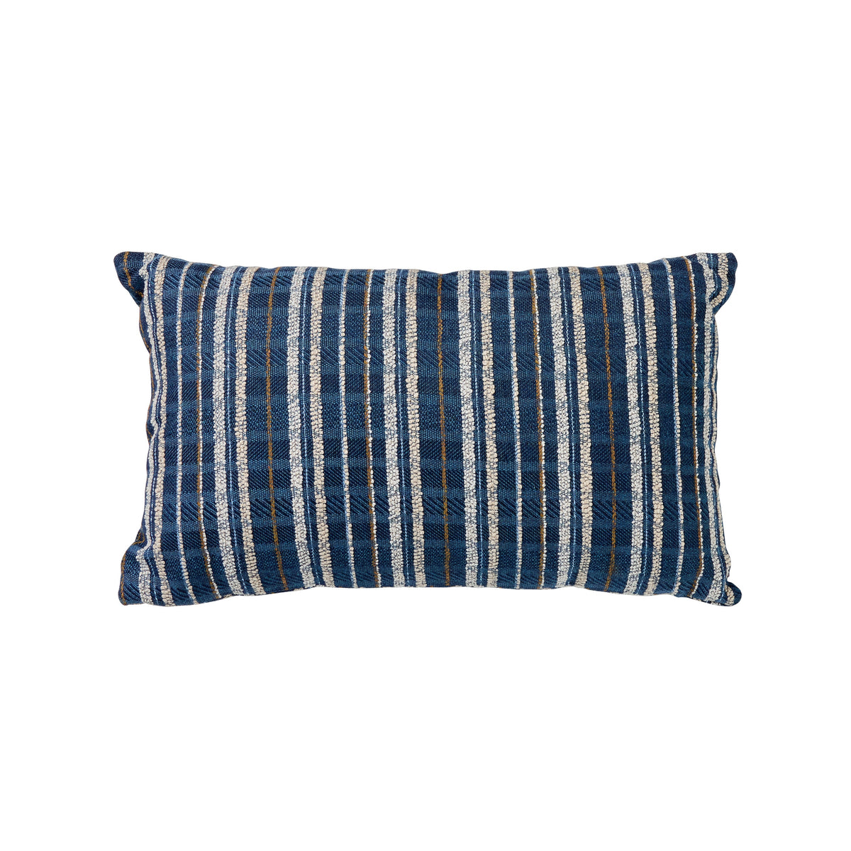 Reaction Indigo Bolster Pillow