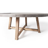 Bordeaux 71" Round Dining Table