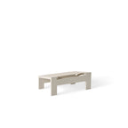 Breeze Adirondack Ottoman in Dune Aluminum & Beige Mesh