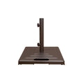Monaco Square Umbrella Base with Wheels - Bronze