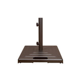 Monaco Square Umbrella Base with Wheels - Bronze