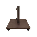 Steel Umbrella Base (120LBS) w/ Casters - Bronze
