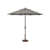 9' Bronze Frame Market Umbrella - Glide Tilt
