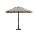 11' Bronze Frame Market Umbrella - Auto-Tilt