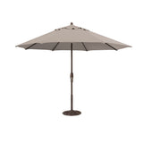 11' Bronze Frame Market Umbrella - Auto-Tilt