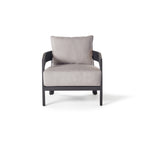 Cavallo Lounge Chair in Charcoal Aluminum