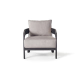 Cavallo Lounge Chair in Charcoal Aluminum