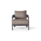 Cavallo Lounge Chair in Charcoal Aluminum