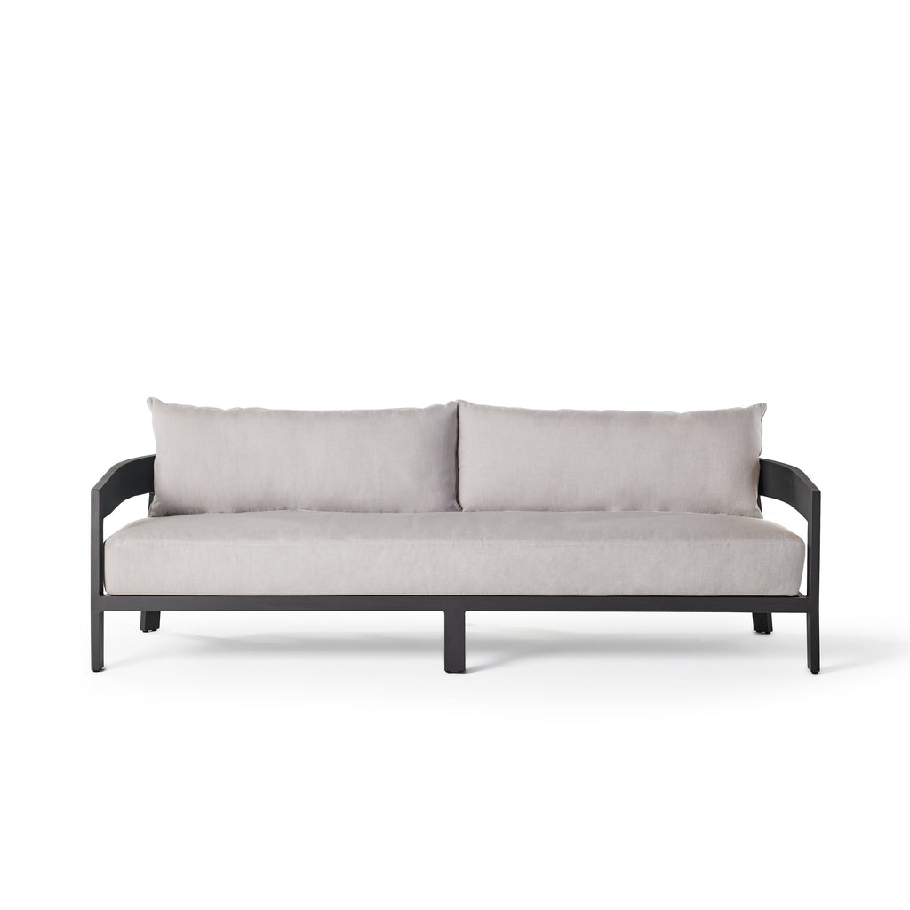 Cavallo Sofa in Charcoal Aluminum