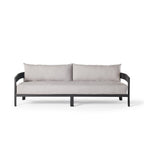 Cavallo Sofa in Charcoal Aluminum