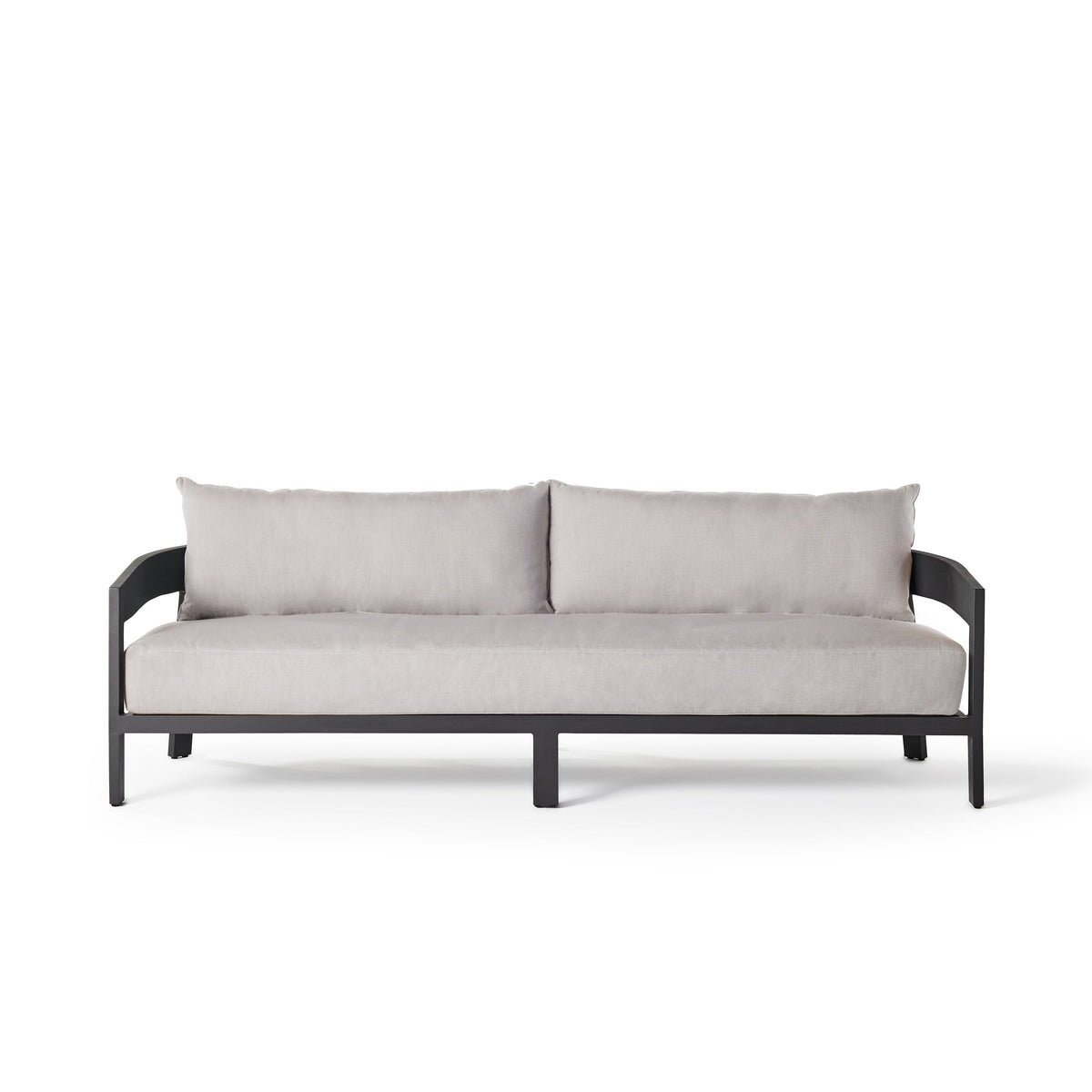 Cavallo Sofa in Charcoal Aluminum