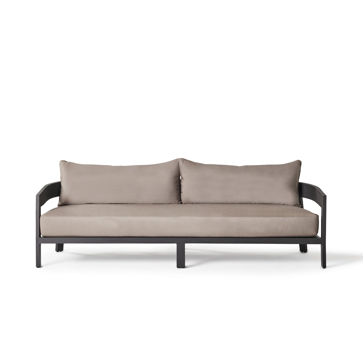 Cavallo Sofa in Charcoal Aluminum