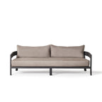 Cavallo Sofa in Charcoal Aluminum