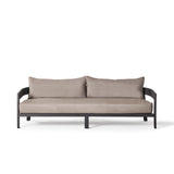 Cavallo Sofa in Charcoal Aluminum