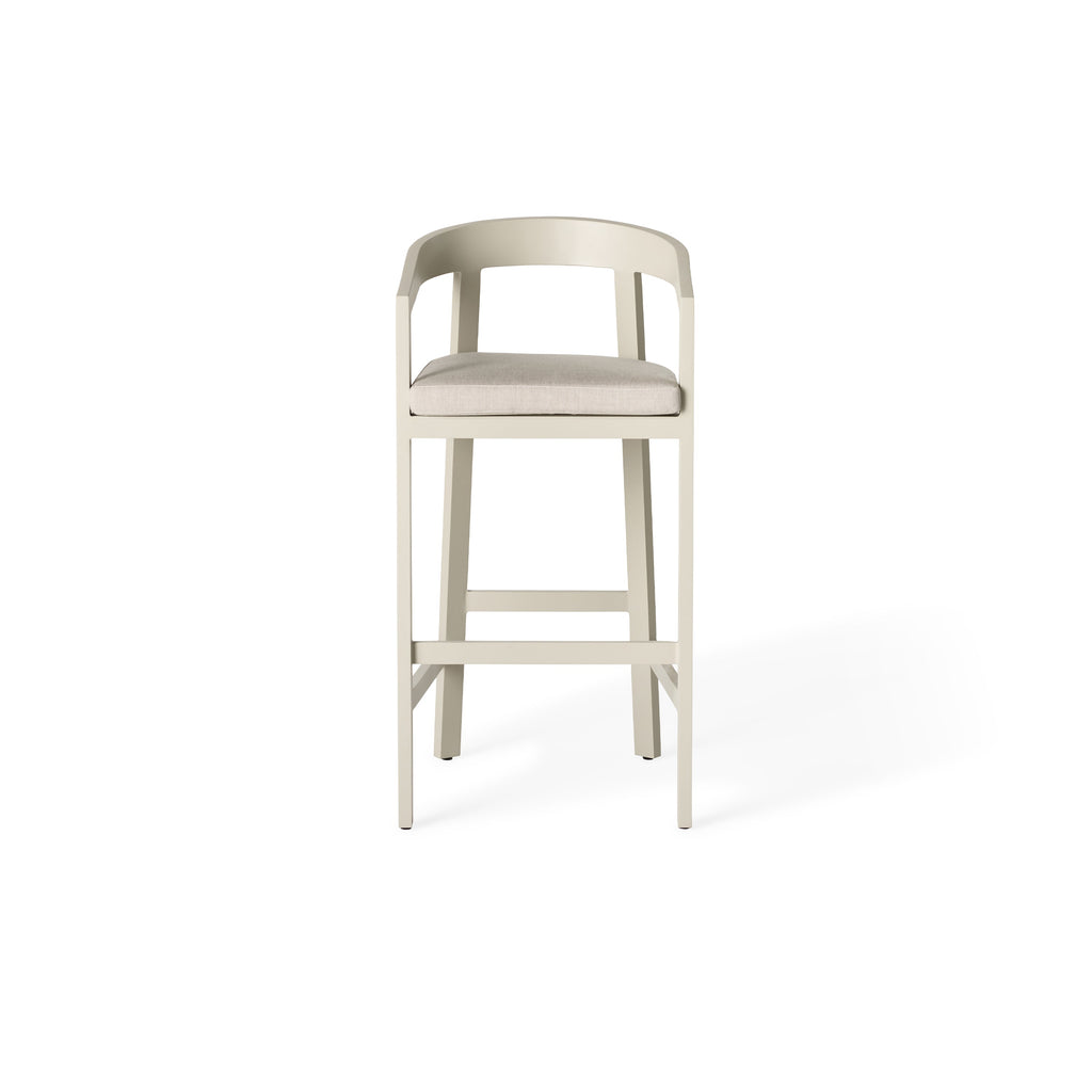 Cavallo Bar Chair in Dune Aluminum