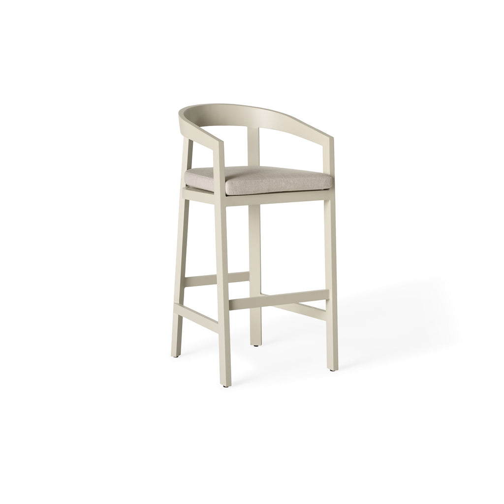 Cavallo Bar Chair in Dune Aluminum