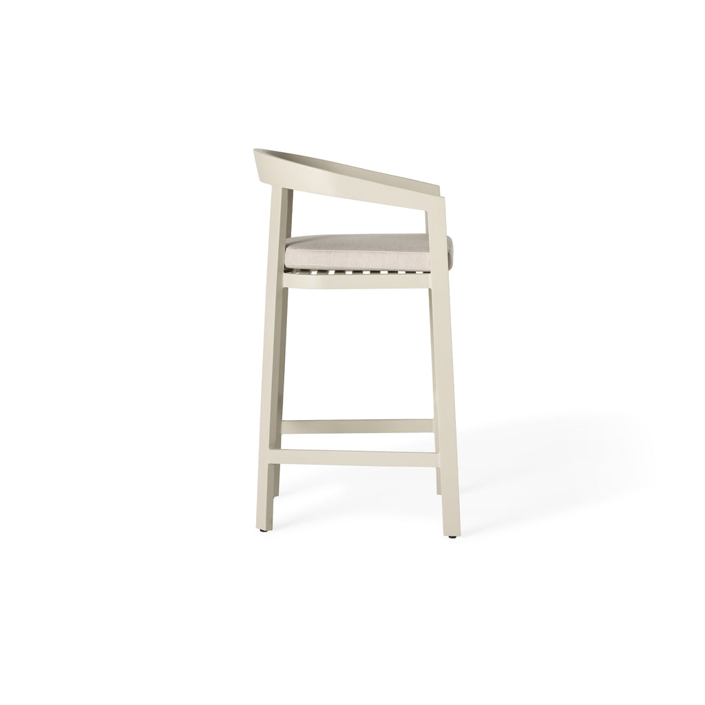 Cavallo Bar Chair in Dune Aluminum