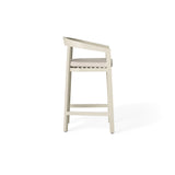 Cavallo Bar Chair in Dune Aluminum