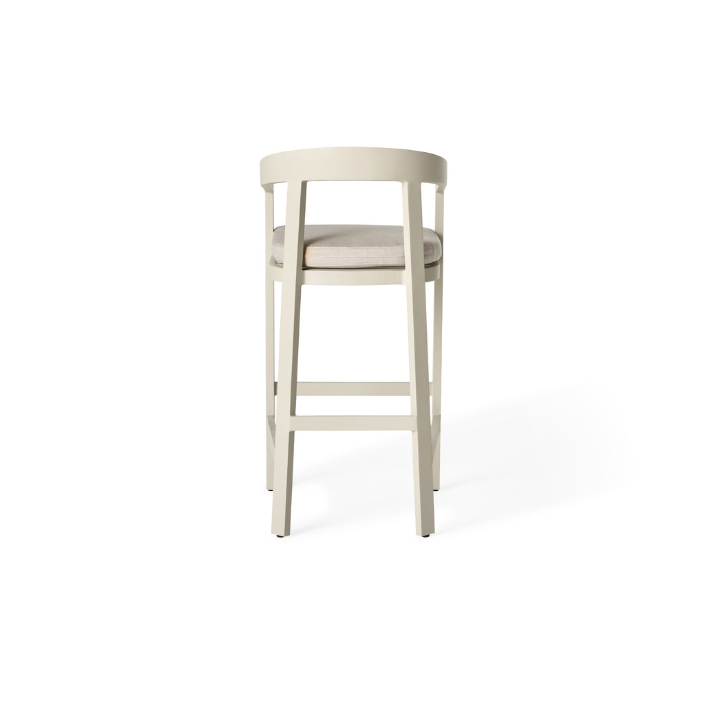 Cavallo Bar Chair in Dune Aluminum