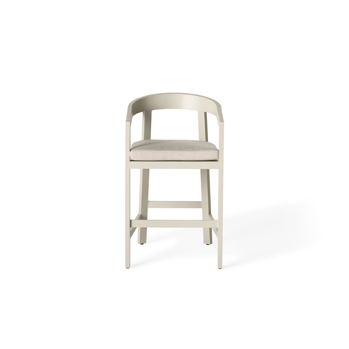Cavallo Counter Chair in Dune Aluminum