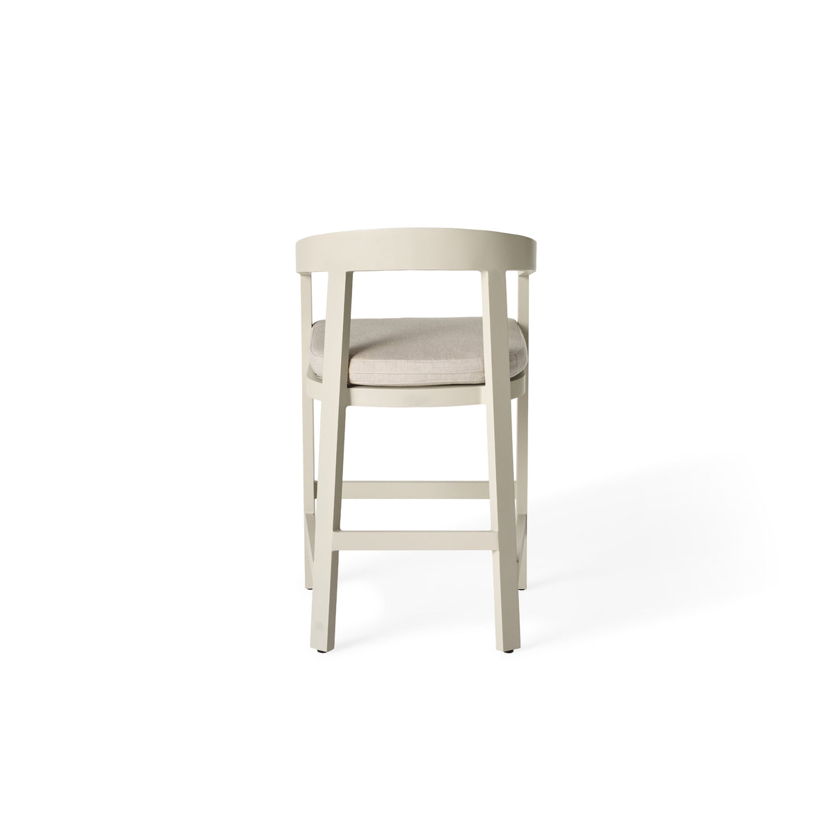 Cavallo Counter Chair in Dune Aluminum