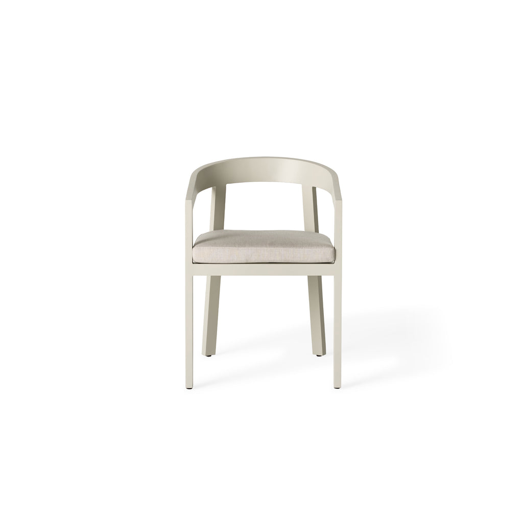 Cavallo Dining Chair in Dune Aluminum