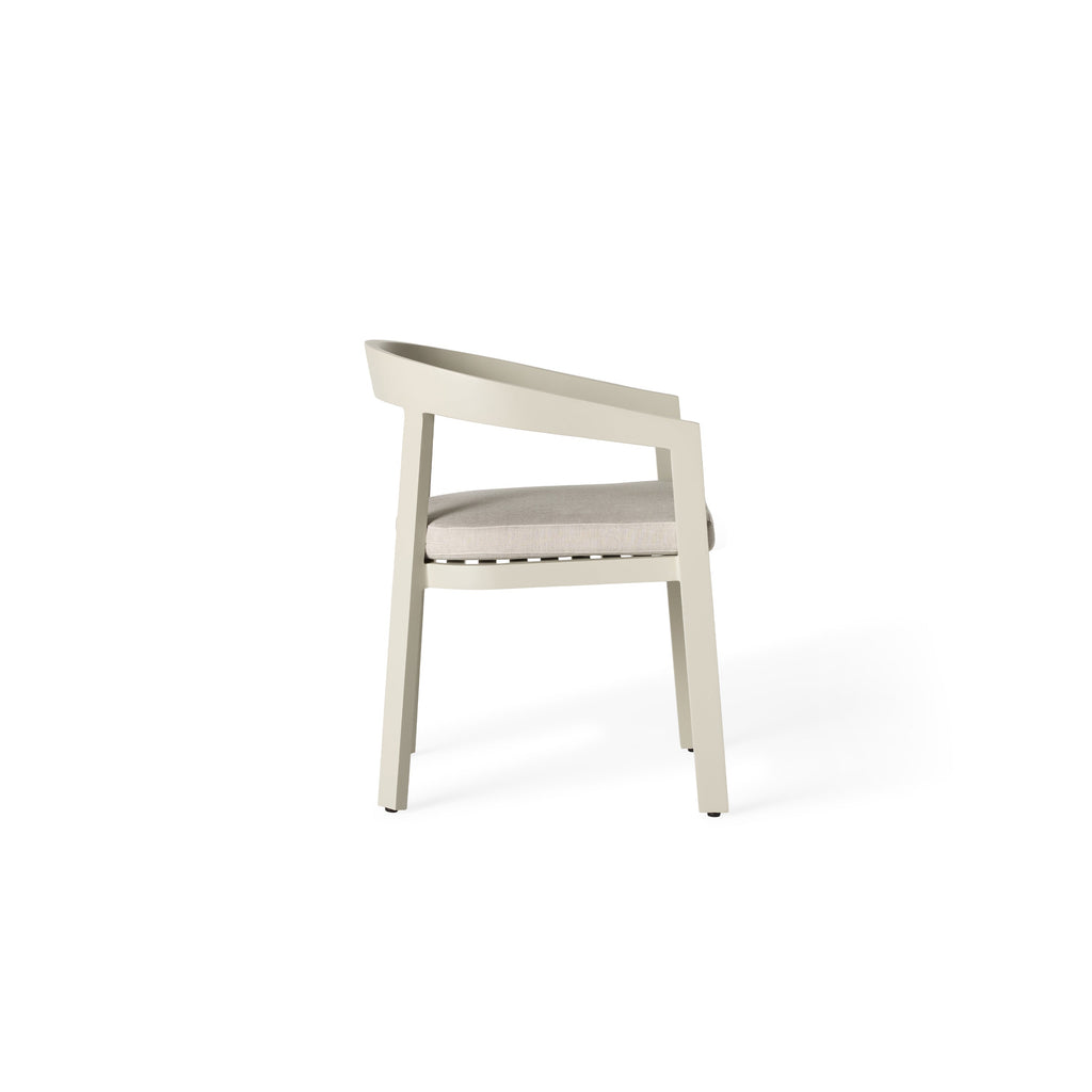 Cavallo Dining Chair in Dune Aluminum