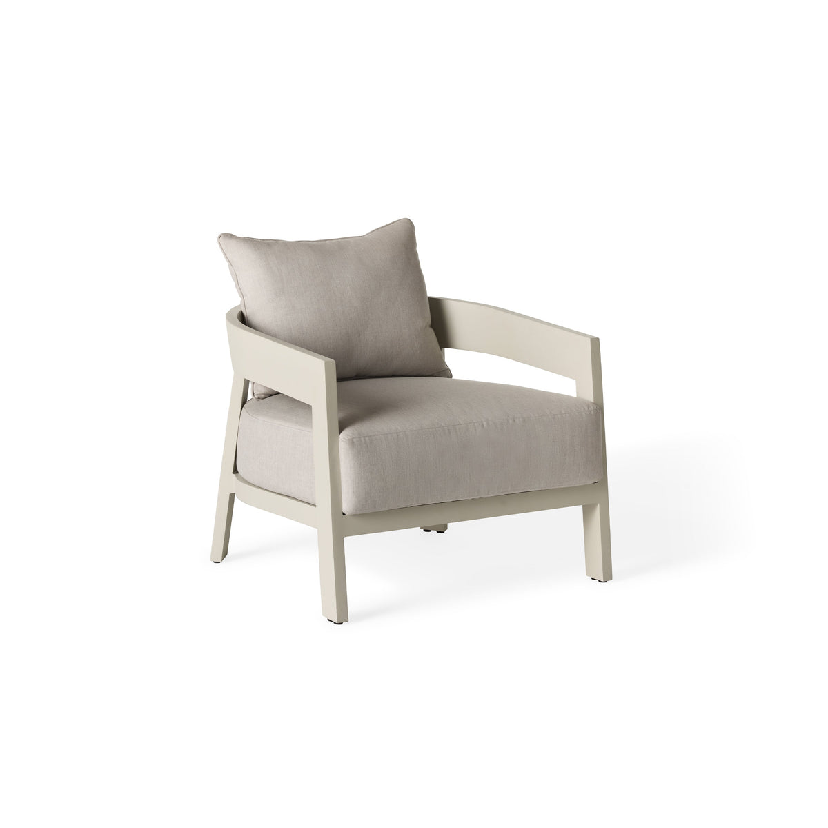 Cavallo Lounge Chair in Dune Aluminum