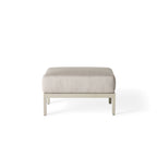 Cavallo Ottoman in Dune Aluminum