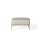 Cavallo Ottoman in Dune Aluminum