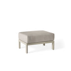 Cavallo Ottoman in Dune Aluminum