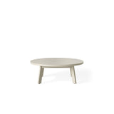 Cavallo 43" Round Coffee Table in Dune Aluminum