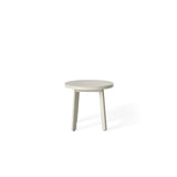 Cavallo Round Side Table in Dune Aluminum