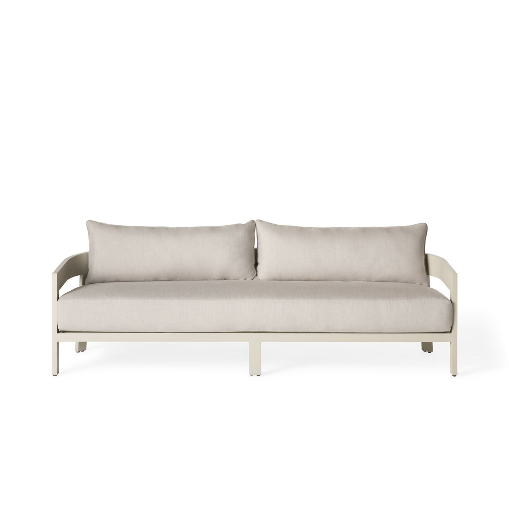 Cavallo Sofa in Dune Aluminum